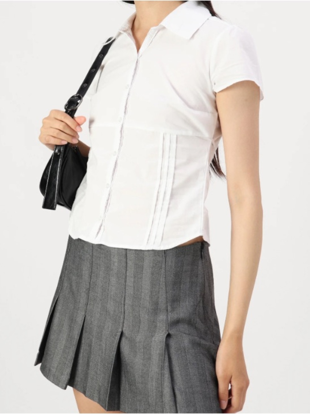Abercrombie & Fitch Wide Pleated Skort